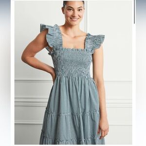 EC size sm nap dress in emerald gingham